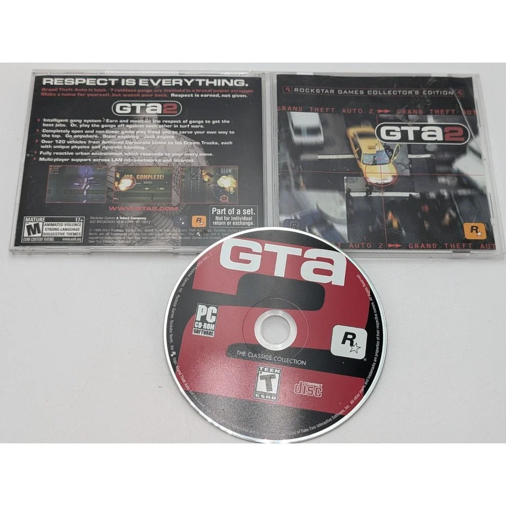 Grand Theft Auto 2 (PC, 1999) Complete With Manual CD Rom Windows